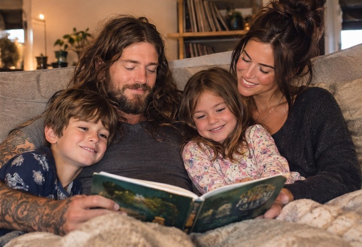 Brett Hart and family